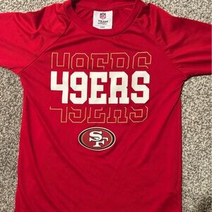 NFL Red San Francisco 49ers Long-Sleeve Kids Tee